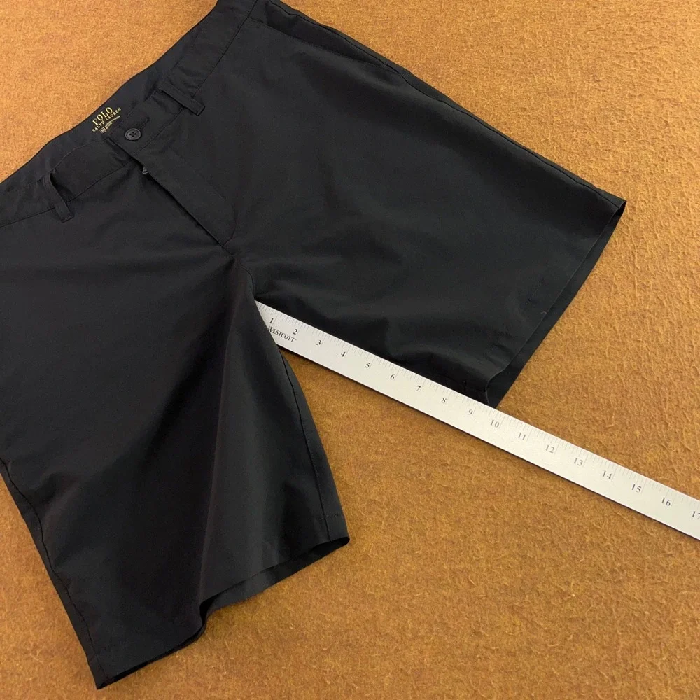 Polo Ralph Lauren Mens 34 Black Performance Stretch Golf Shorts